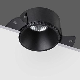 Светильник встраиваемый для ГКЛ потолка 9*9*4- см, 1*GU10*50W, Novotech Nimbus 370996, черный
