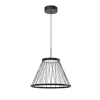 Подвес 40*40-150 см, 4*LED, 12W, 4000K, Favourite Fibra 4633-4P, черный матовый