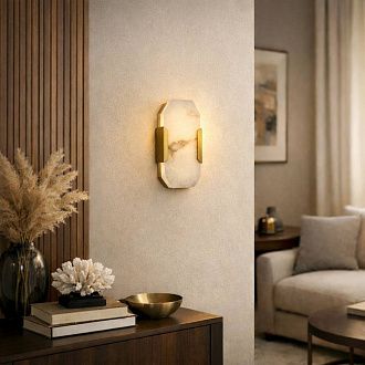 Бра 13*8*-34,5 см, *LED*8W, 4200K, Modestyle  MS.225.350 BS, Латунь