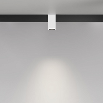 Светильник на шине 19,3*5,3*10,4 см, LED, 7W, 4000К, Maytoni Technical ALFA TR121-2-7W4K-W белый