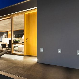 Уличный светильник 8,4*8,4*8,5-8,5 см, вр  см, *LED*3W, 3000K, Mantra Aspen MAN7032, чёрный