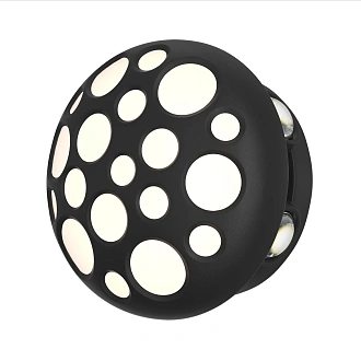 Настенный уличный светильник 12 см, 12W, 3000K, Favourite 4854-1W Option, черный