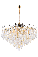 Люстра 730*590-1000, 8*E27, 40W Sfera Sveta Хрусталь (Эконом) 2152/8 FGD+BK, Золото