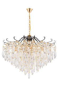 Люстра 730*590-1000, 8*E27, 40W Sfera Sveta Хрусталь (Эконом) 2152/8 FGD+BK, Золото