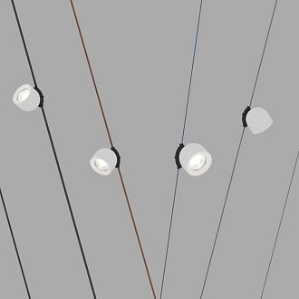 Светильник на шине *10*10,7- см, *LED*12W, 2700-6000K, Denkirs BELTY SPOT DK5640-WH+BK, черный пластик