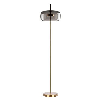 Торшер 152 см, 12W, 3000K, LOFT IT Dauphin 10041F/B, золото