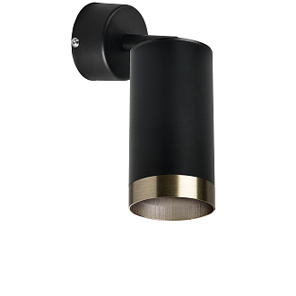 Комплект со светильником Rullo 6 см, 1*GU10*7W, Черный Lightstar Rullo RB437431