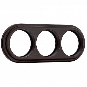 W0035226 Рамка на 3 поста, венге, RAMKA 03 WL15 M8 Werkel, 4690389166600