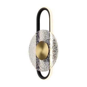 Бра 22*22*39 см, LED,  7W, 3000К, Freya Drip FR6173WL-L12B черный