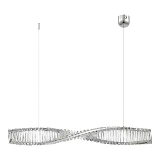 Светильник подвесной 7,6*200 см, LED*1*21W, 3000K, St Luce Elica SL6205.113.01, Хром