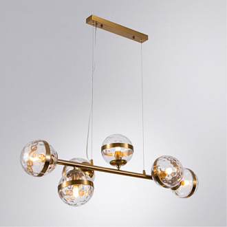 Светильник 100 см, Arte Lamp Delacrua A7770SP-6PB, медь