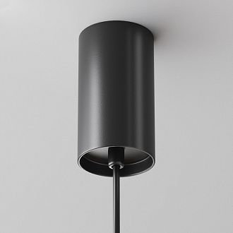 Подвесной светильник 3,5*3,5*58 см,  LED, 12W, 3000К, Maytoni Technical Jelly P105PL-12W3K-B черный