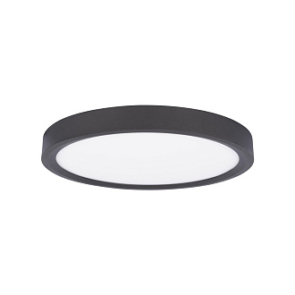 Потолочный светильник 30*3 см, 1*LED*24W 4000K черный LOFT IT Extraslim 10227/24 Black