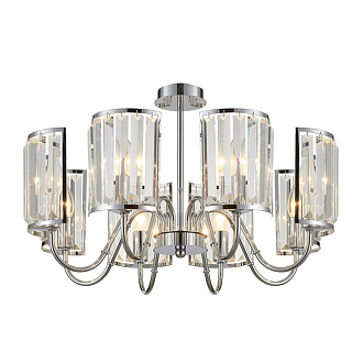 Люстра подвесная Citilux Грета CL333181, хром, диаметр 60 см