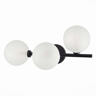 Бра 23*61 см, 3*G9 5W 4000K черный ST Luce Todo SL1184.411.03