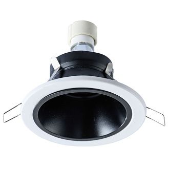 Точечный светильник Arte Lamp A6663PL-1BK черный, вр 9 см