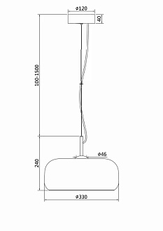 Светильник подвесной Maytoni LED Madmen MOD127PL-L6SG, 6W LED, 3000K, бронза