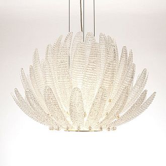Подвесная люстра 50 см, 60W, 4000K, Modelux ML.9555.500 CP, шампань