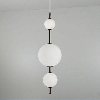 Светильник ElegantLight DZN-13549 ЧЕРНЫЙ  D250/H850-2000/3/LED/18W/4500K (150+200+100mm) 24-12