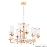 Светильник 80 см, Crystal Lux GLORIA SP9 BRASS, латунь