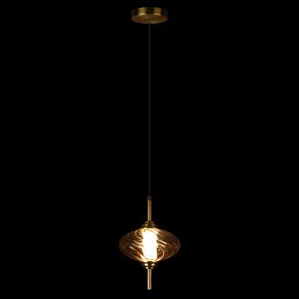Подвесной светильник *15*-22,5 см, 1*LED*30W, 4000K, LOFT IT Helix 10421/C Amber, бронзовый