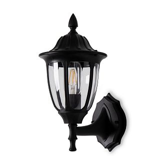 Уличное бра 21*16,3*-33 см, 1*E27*13W Voltega  VGL7305WL-01B, Черный