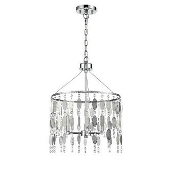 Подвесная люстра Vele Luce Grace VL4093P03, диаметр 38 см, хром