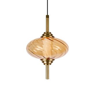 Подвесной светильник *15*-22,5 см, 1*LED*30W, 4000K, LOFT IT Helix 10421/C Amber, бронзовый