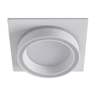 Встраиваемый светильник 11*11*-4 см, 1*GX53*15W, Voltega  VGL7191DLB-01W, Белый