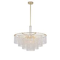 Люстра на штанге 70 см, Favourite Fringe 4762-9P, золото