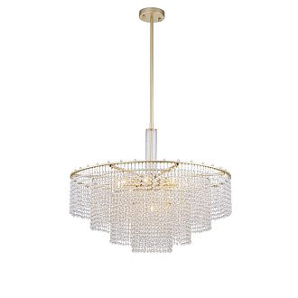 Люстра на штанге 70 см, Favourite Fringe 4762-9P, золото