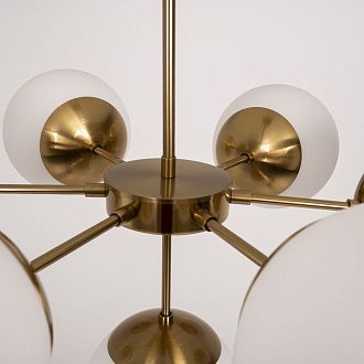 Подвесной светильник Copper Light Chandelier 7 80*80*48 см, 7*E14*40W, ImperiumLoft 40.1492, Золотистый