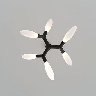 Светильник 80*80*32-52 см, 6*G9*20W, Eurosvet Covalent 30180/6, черный, a069153