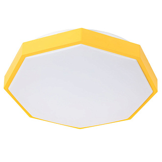 Светильник 48 см, 72W, 3000-6000K Arte Lamp Kant A2659PL-1YL, белый-желтый