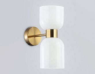 Бра 21,5*12*30- см, 2*E14*40W, K, Ambrella Light High Light LH56097, латунь