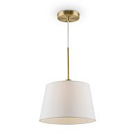 Светильник подвесной Freya Sandy FR5119PL-01BS, диаметр 30 см, латунь