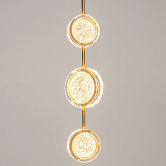 Подвесной светильник 12,6*13*368 см, LED, 3000К, Maytoni Pharao MOD361PL-L22BS3K латунный