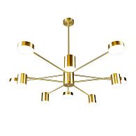 Люстра 101*101*67 см, 10*LED*58.5W, 3000 - 6000K Gerhort G31204/10COP WT, Медь