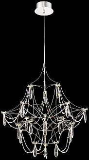 Подвесная люстра 60*60*111 см, LED, 21W, Wertmark  WE336.21.126 хром