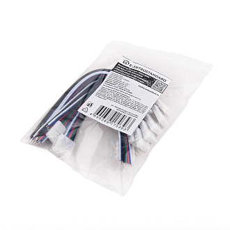 Коннектор для лент 5050+5050 24V 60Led 14,4W IP20 RGBW, 5050 24V 60Led 14,4W IP20 RGBW гибкий односторонний (10шт) a053705 Elektrostandard