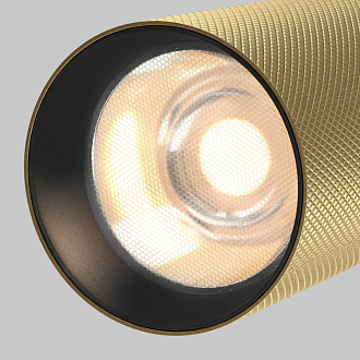 Светильник на шине 5,2*5,2*12,5 см, LED, 12W, 3000К, Maytoni Technical Artisan TR097-2-12W3K-M-BMG золото матовое