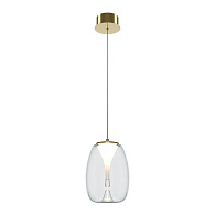 Подвесной светильник 20*20*333,1 см, LED, 7W, 3000К, Maytoni SPLASH MOD282PL-L8G3K1 золотой