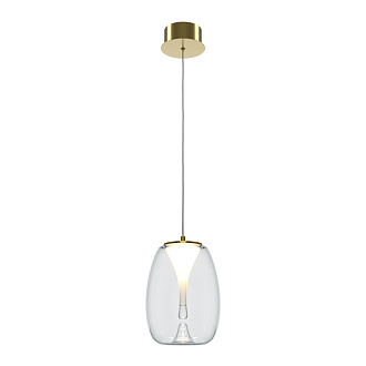 Подвесной светильник 20*20*333,1 см, LED, 7W, 3000К, Maytoni SPLASH MOD282PL-L8G3K1 золотой