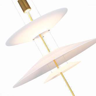 Люстра подвесная 50 см, 15W 3000K ST LUCE ISOLA SL6101.213.01 Золотистый