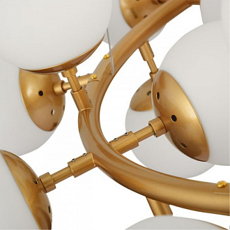 Подвесной светильник 100*38 см, 25*E14 золотистый Arte Lamp Bolla A1664SP-25GO