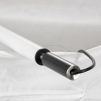 Светильник подвесной Lussole LED Pickens LSP-8394, 100W LED, 3000K, черный