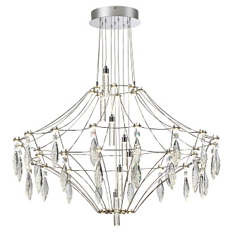 Потолочный светильник 103*LED*51W, 4000К, 4590lm Odeon Light Flamenco 6699/51CL, хром