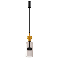 Подвес 11,5*11,5*152 см,  LED*W, 4000 К, Odeon Light Palleta, черный 5046/12LB
