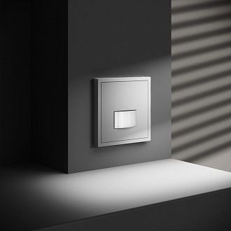 Датчик движения встраиваемый Voltum S70, белый матовый пластик Soft touch VLS070502