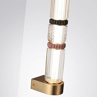 Настенный светильник 40 см, 12W, 4000K, Odeon Light L-Vision Collier 5455/12WL, латунь